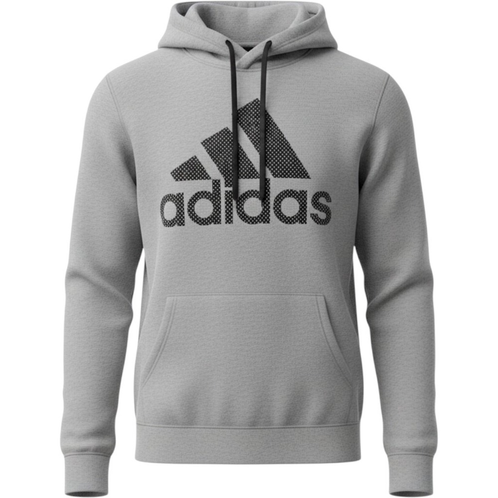 Adidas Hoodie Women Small Gray  Pullover Logo Graphic Sweatshirt